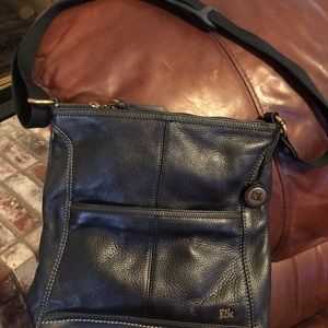 The Sak Iris black leather crossbody bag